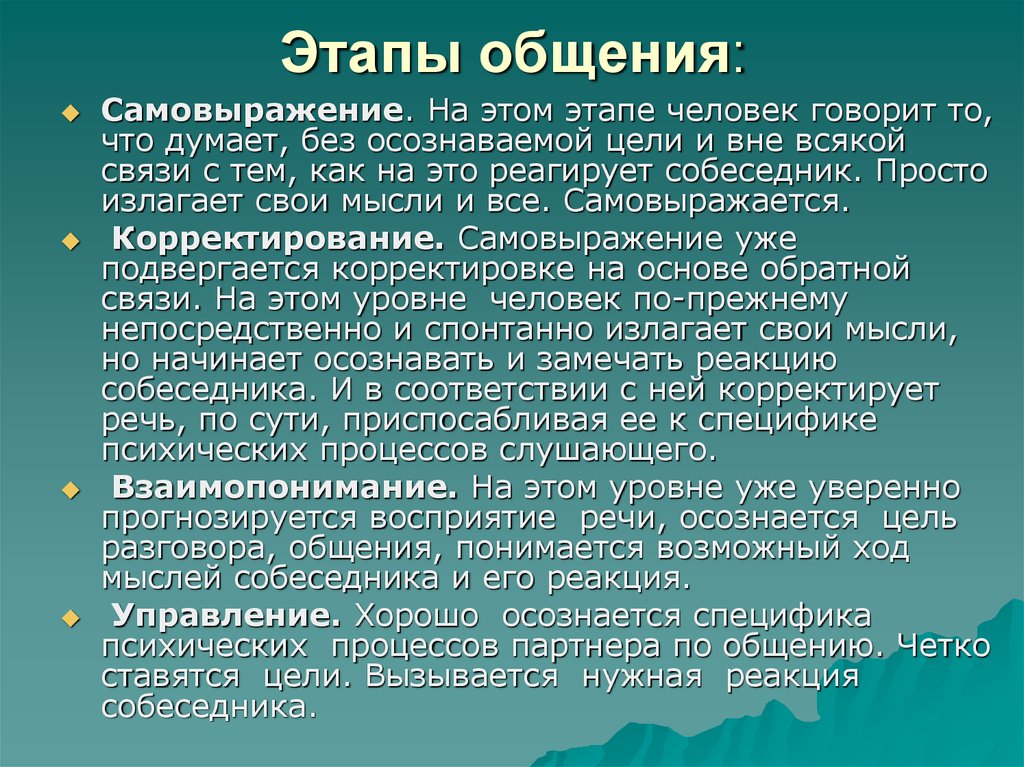 Степень общения