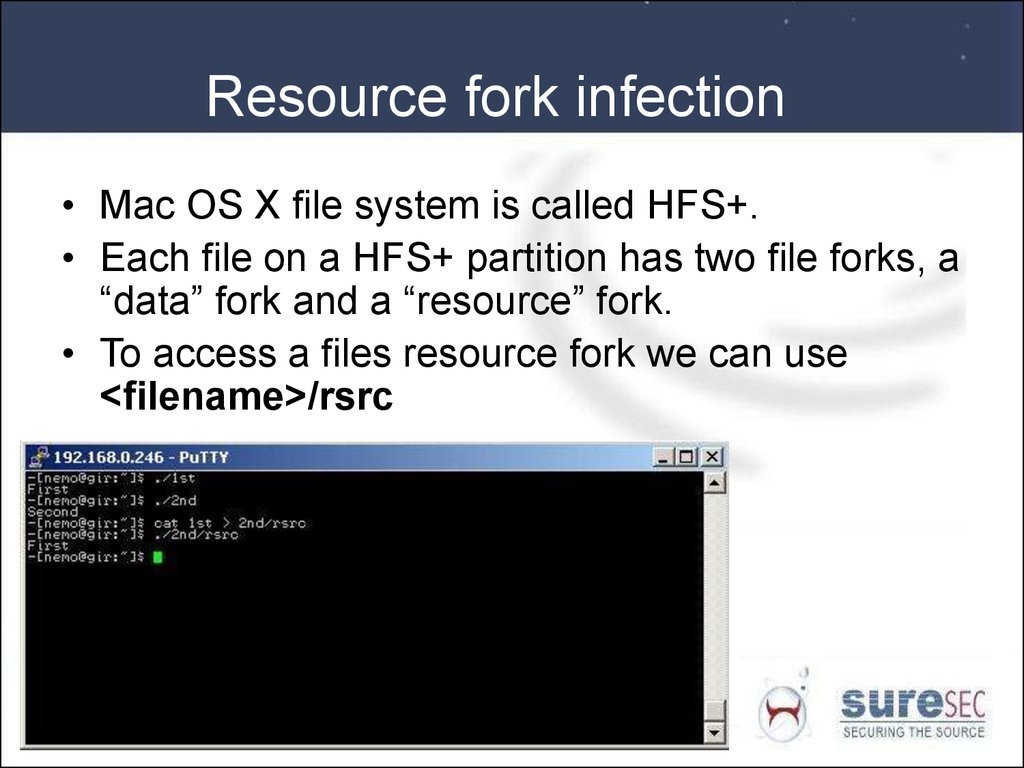 Resource fork infection 