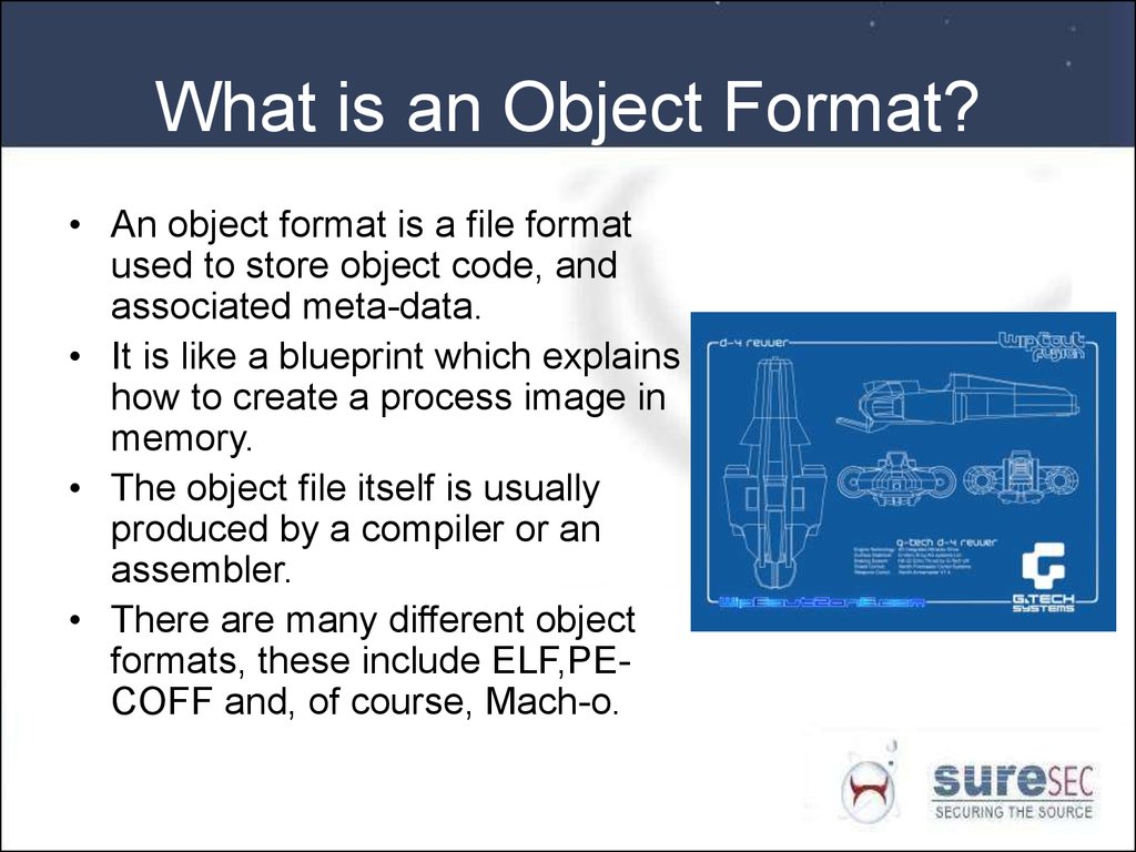 What is an Object Format?