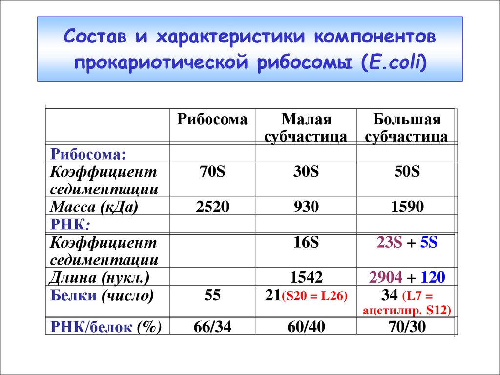 Параметры компонента. Коэффициент седиментации рибосом это. Единицах седиментации Сведберга. Единицы седиментации рибосом. Коэффициент седиментации эукариотической рибосомы.