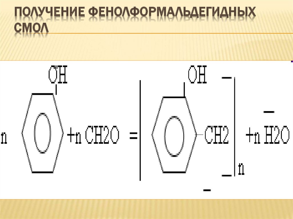 Фенолформальдегидная смола презентация