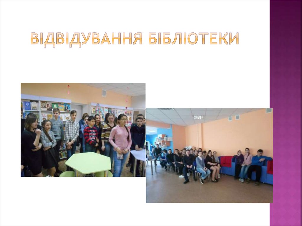 Відвідування бібліотеки