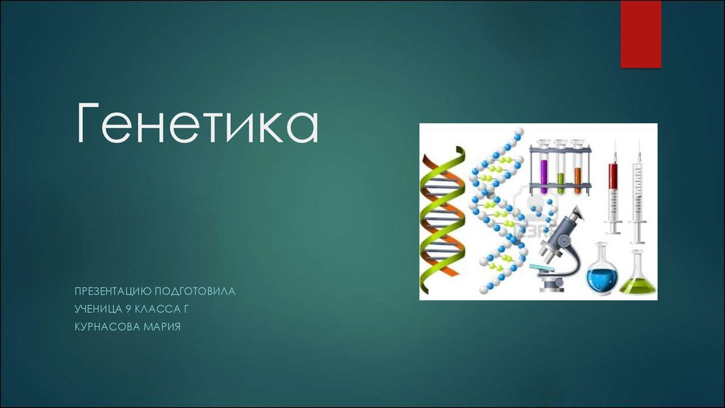 Презентация по теме генетика 9 класс