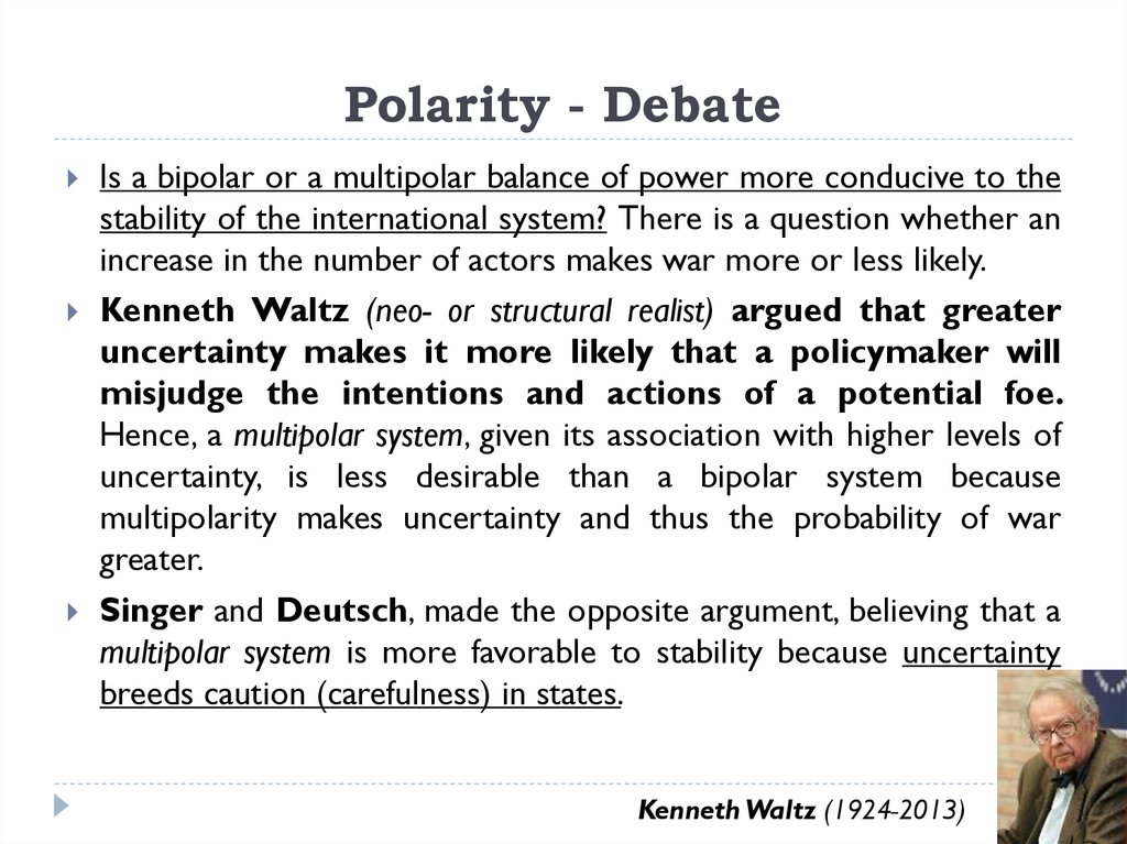 Polarity - Debate