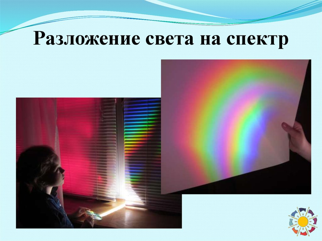 Почему свет разлагается в спектр. Разложение света в спектр. Разлодение цветво на спектр. Разложение света на спектры. Свет разложение на спектр.