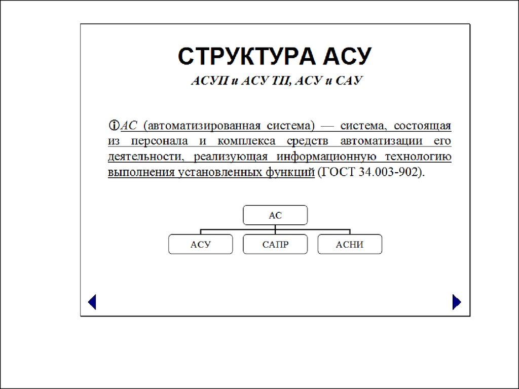 Состав асу. Структура АСУ. Классы структур АСУ. Опишите структуру АСУ.. Перечислите классы структур АСУ.