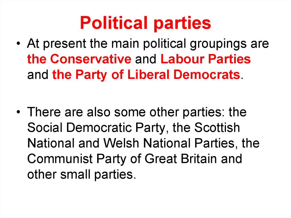 Political parties
