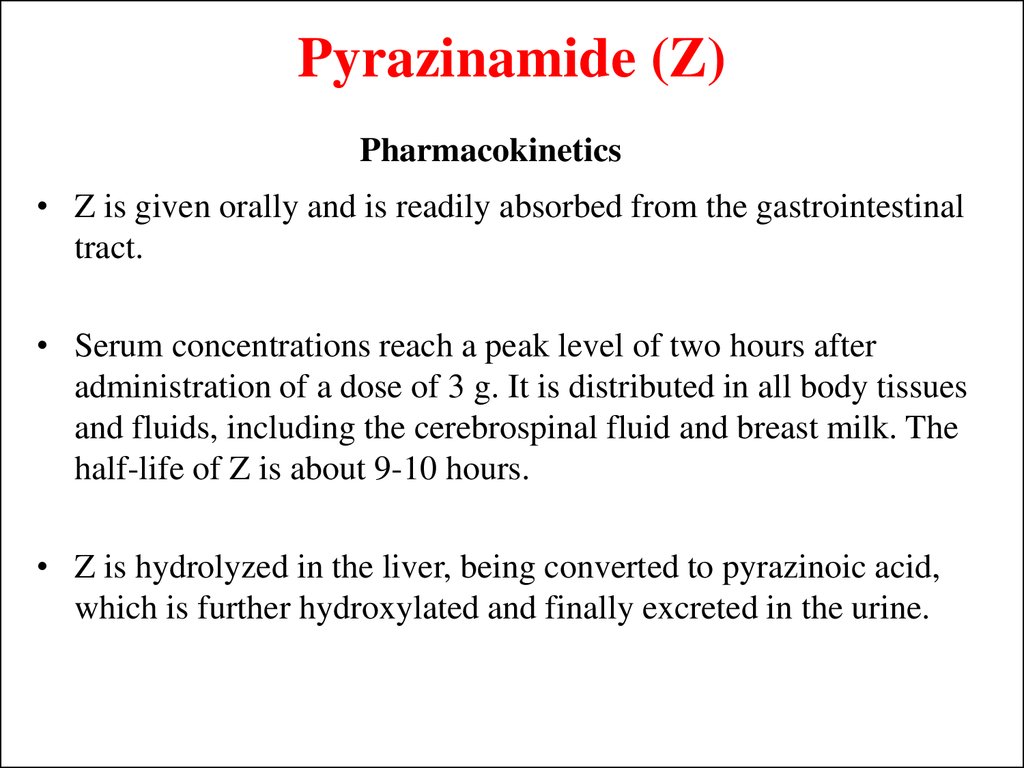 Pyrazinamide (Z)