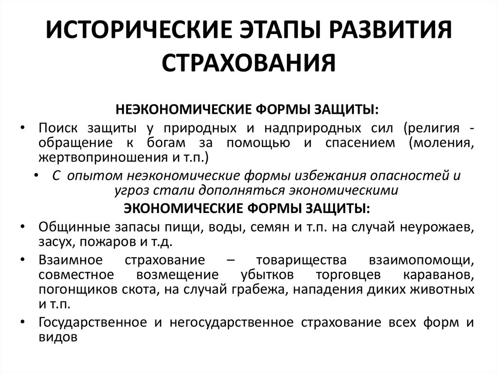 Когда появились первые страховые компании и что они страховали презентация