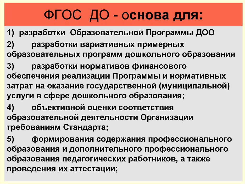 Руководитель рабочей группы по подготовке проекта фгос