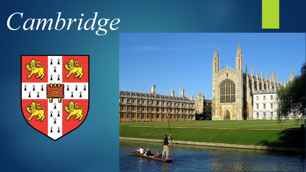 Cambridge university презентация