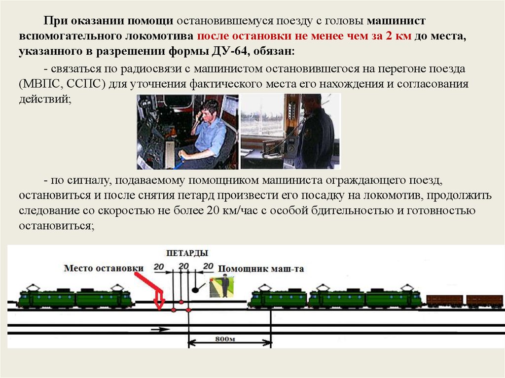 Как производится маневровое передвижение по маршрутам. Регламент переговоров локомотивной бригады на перегоне. Оказание помощи поезду остановившемуся на перегоне с головы поезда. Порядок оказания помощи поезду остановившемуся на перегоне. Оказание помощи вспомогательным Локомотивом на перегоне.