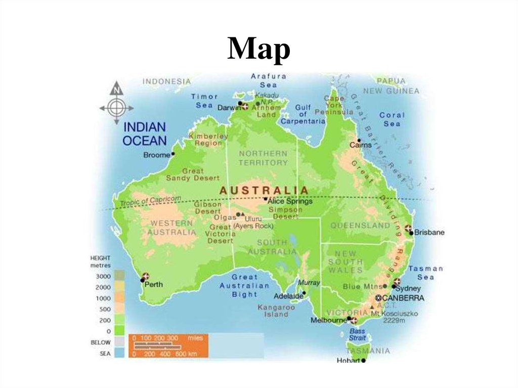 Mountain Ranges In Australia Map