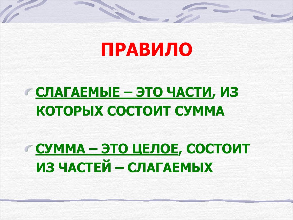 Один это. Слагаемое. Слагаемое правило. Слагаемое слагаемое сумма правило. Что такое слагаеслагаемое.