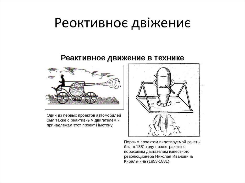 Реактивное движение в технике