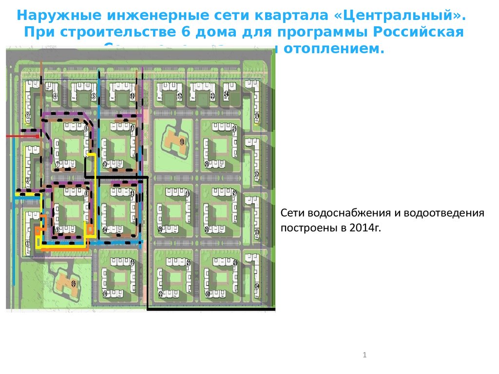 Наружные инженерные сети квартала «Центральный» - презентация онлайн