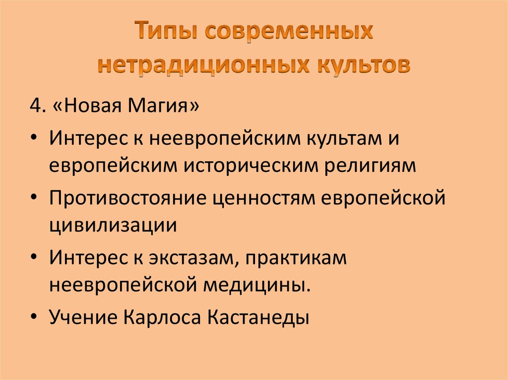 Индивидуальный проект на тему современные религии