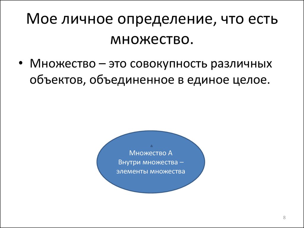 Совокупность разного. Личный это определение. Объединение сооружений в единое целое. Определять. Множество это новое как единое целое.