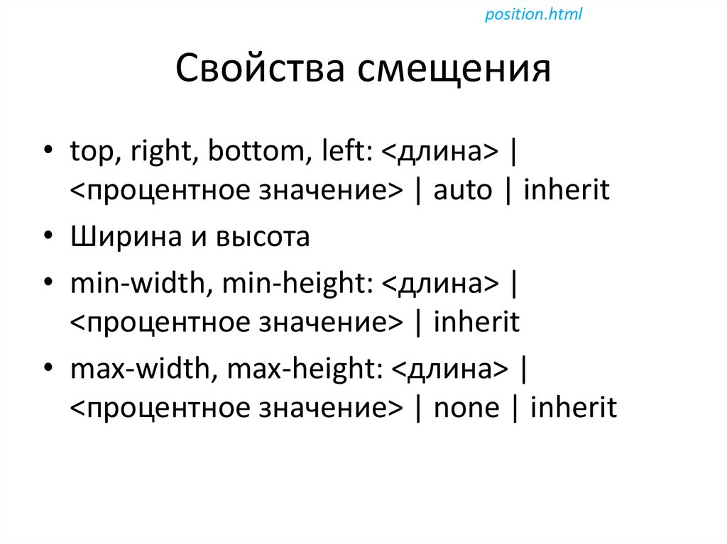 Div position bottom. Position CSS. Свойство position html. Свойства html. Характеристика html.