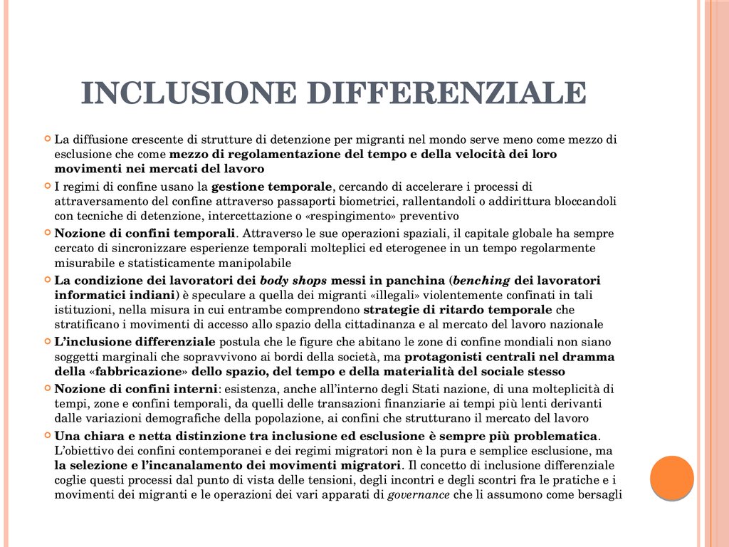 Inclusione differenziale