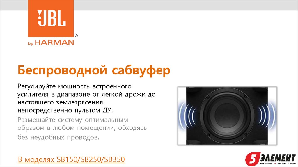 Беспроводной сабвуфер