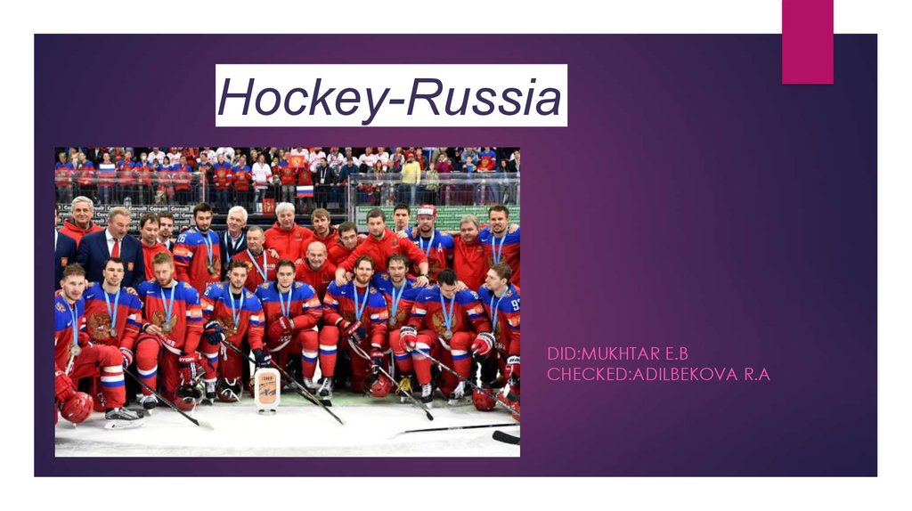 Slovak hockey player * Dubnica nad Váhom † Jaroslavl, Russia. - ppt download