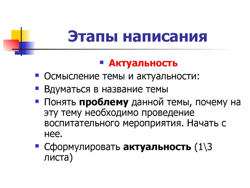 Писать этап. Этапы написания кода. Этапы составления текста. Актуальность проведения воспитательной работы.. Этапы написания речи.