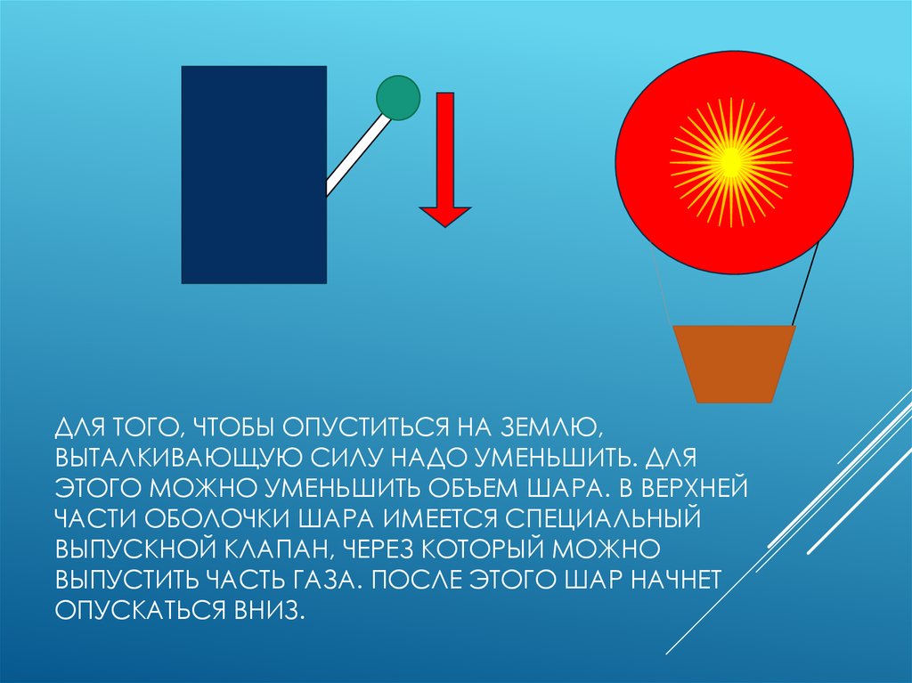 Какой газ опускается вниз