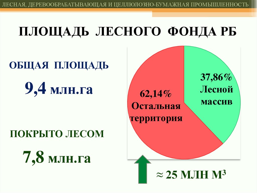 Площадь лесного фонда россии