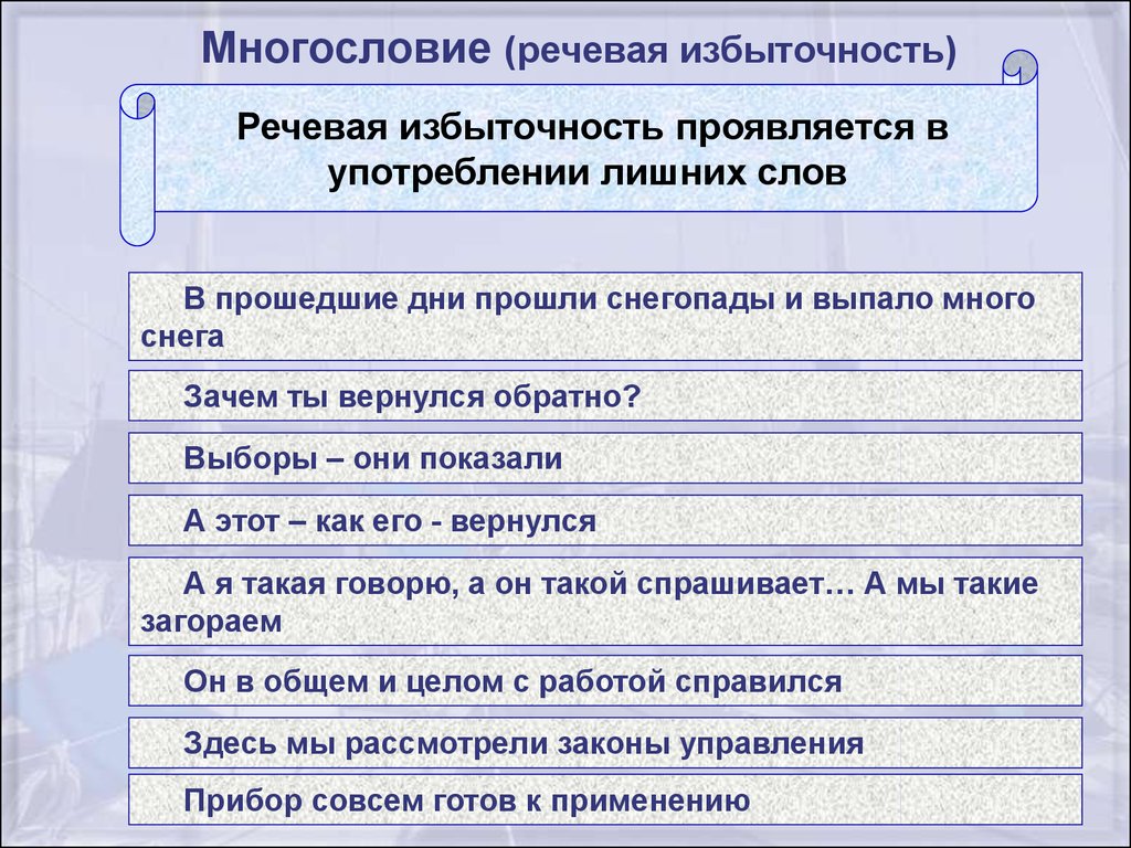 Речевая избыточность. Речевая избыточность многословие. Избыточность речи примеры. Типичные ошибки в речевой избыточности. Ошибки связанные с речевой избыточностью.