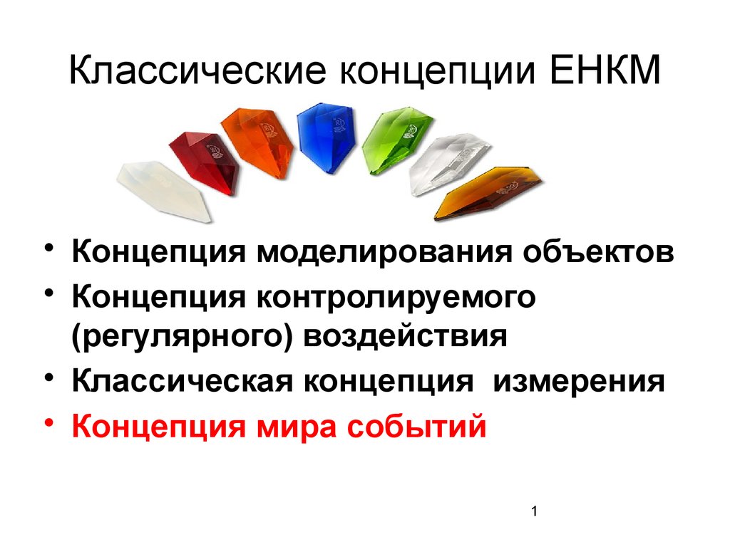 Классическая концепция. Принципы ЕНКМ. Подходы к моделированию ЕНКМ. Объект ЕНКМ. Классическая версия подходы к моделированию ЕНКМ.