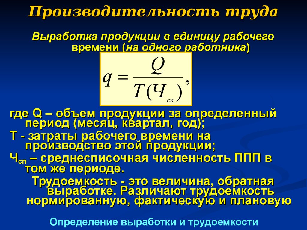 За продукции определенное количество выпущенной время. Формула трудового метода производительности труда. Выработка и трудоемкость продукции. Производительность труда выработка и трудоемкость. Производительность трудоемкость выработка.