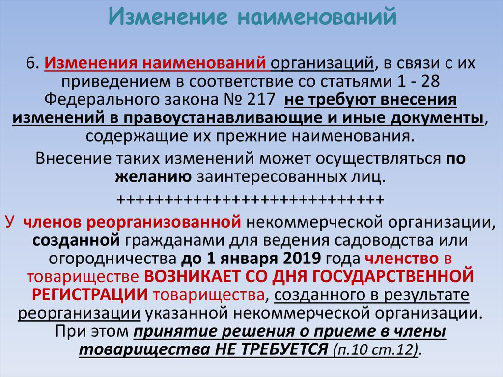 Что такое наименование организации