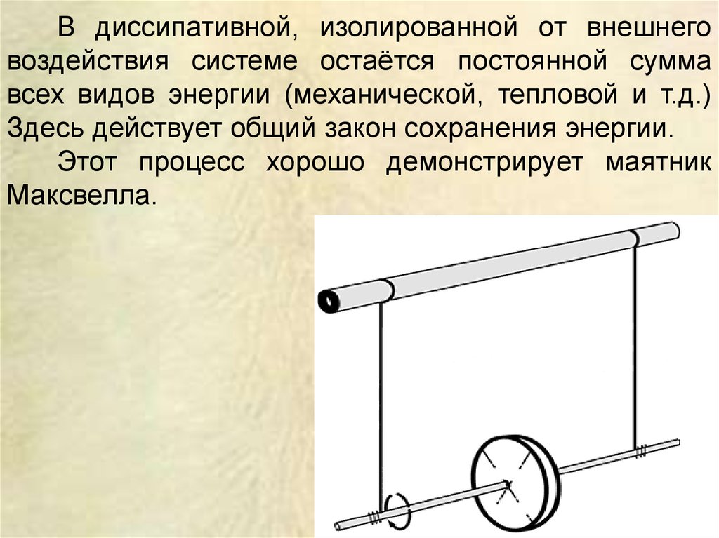 Закон сохранения энергии для маятника