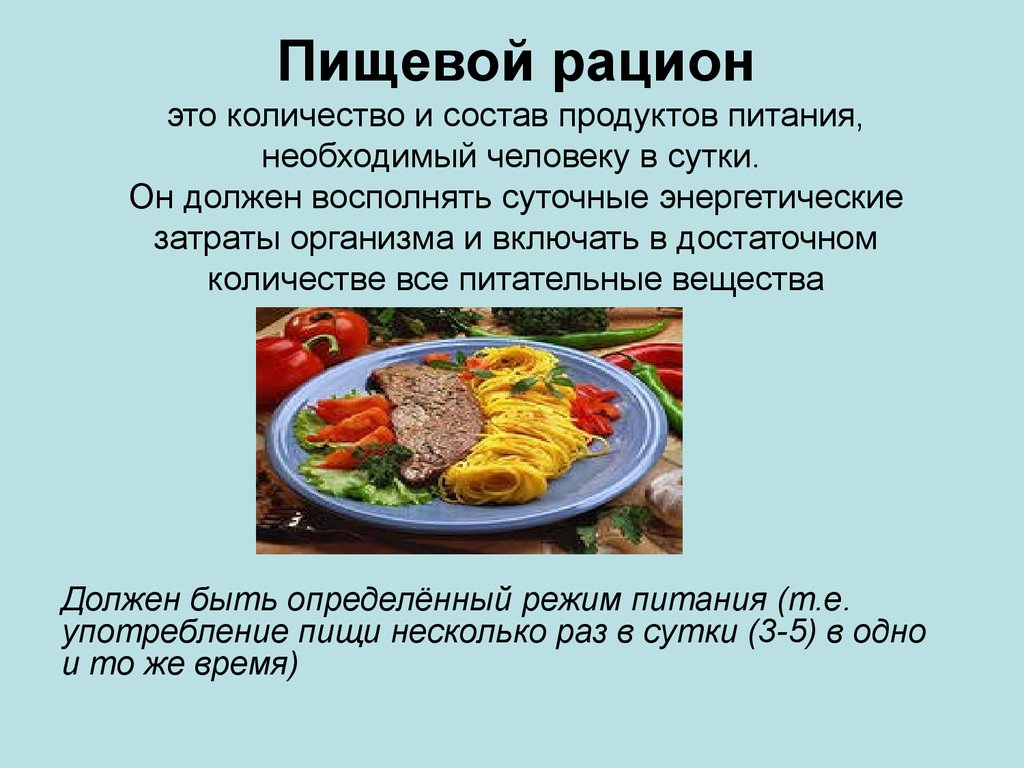 Достаточное питание это. Пищевой рацион. Понятие рацион. Пищевой рацион человека. Составление пищевого рациона.