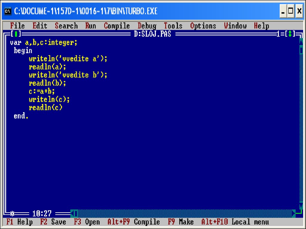A b c программирование. Порядок написания программы на языке Паскаль. Пример программы на Паскале. Простые программы на Паскале. Программа на Паскале примеры простые.