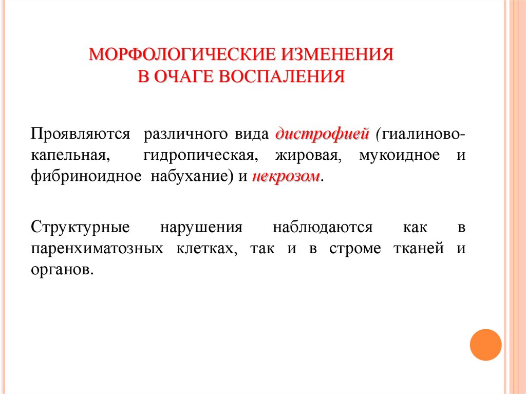 Морфологические изменения. Морфологические формы воспаления. Воспаление морфологические изменения. Морфологические изменения при воспалении. Морфологическая характеристика воспаления.