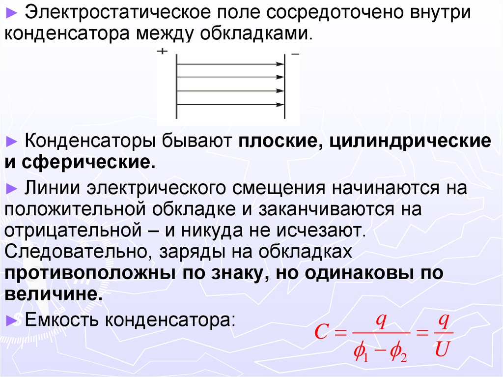 Электростатические поля презентация