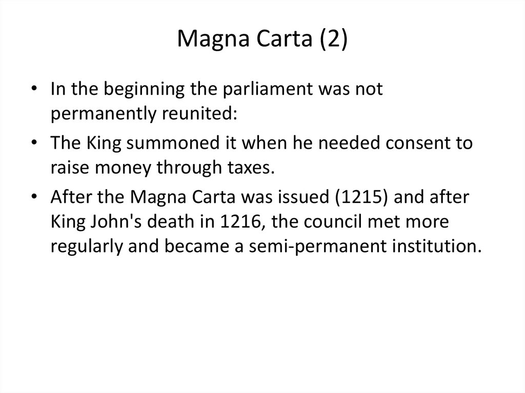 Magna Carta (2)