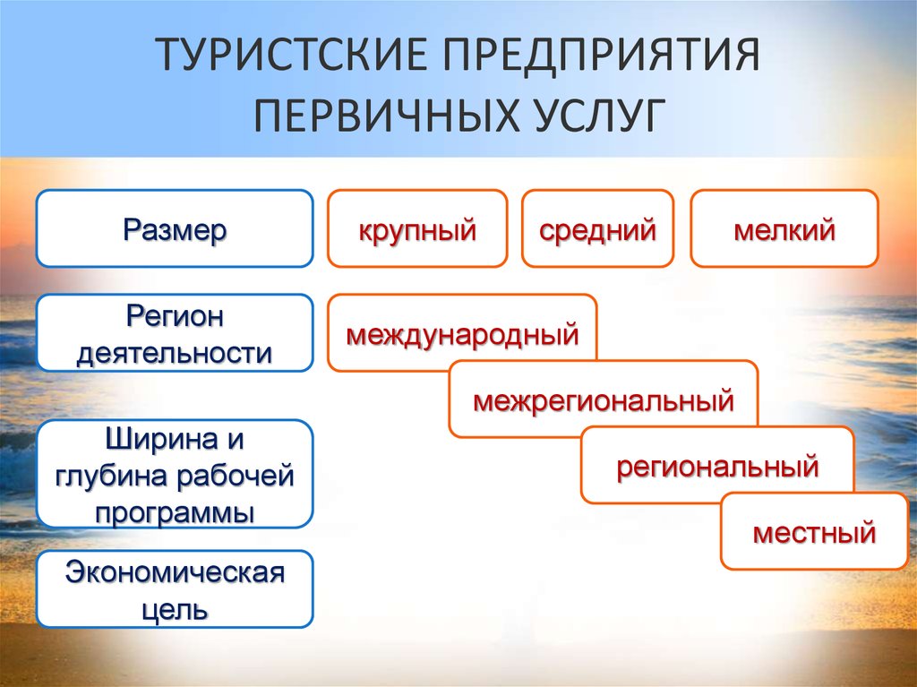 Пример первичной организации