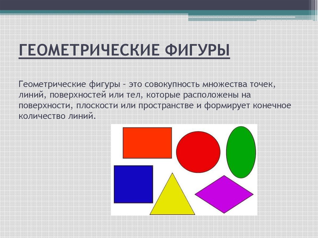 Геометрические фигуры презентация 6 класс