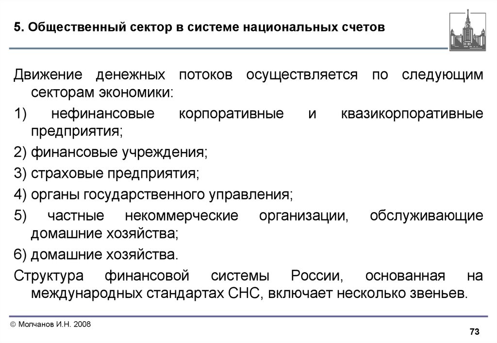 Организация финансового сектора экономики. Общественный сектор в системе национальных счетов. Финансовые и нефинансовые организации. Система национальных счетов сектора. Сектора экономики СНС.