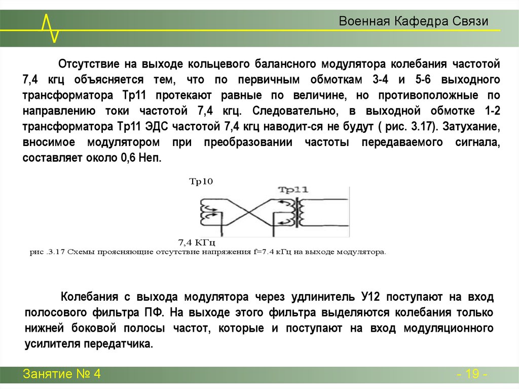 Схема балансной модуляции