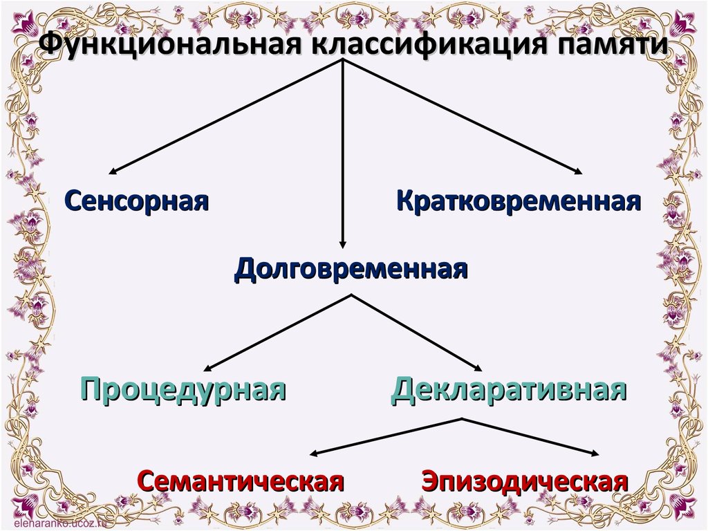 Карта памяти классификация