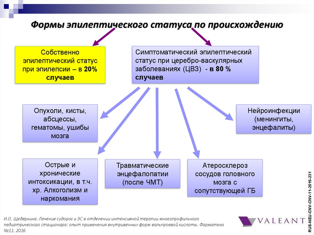 Эпилептический статус клинические рекомендации