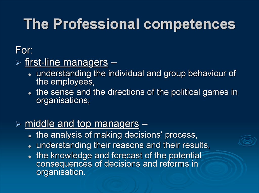 professional competence presentation