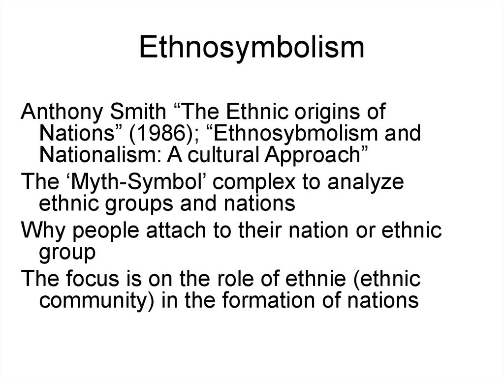 Ethnosymbolism