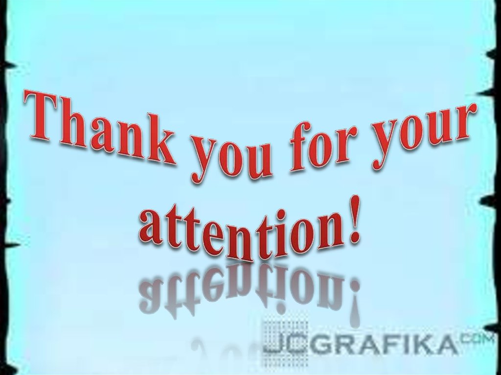 Thank you for your attention!