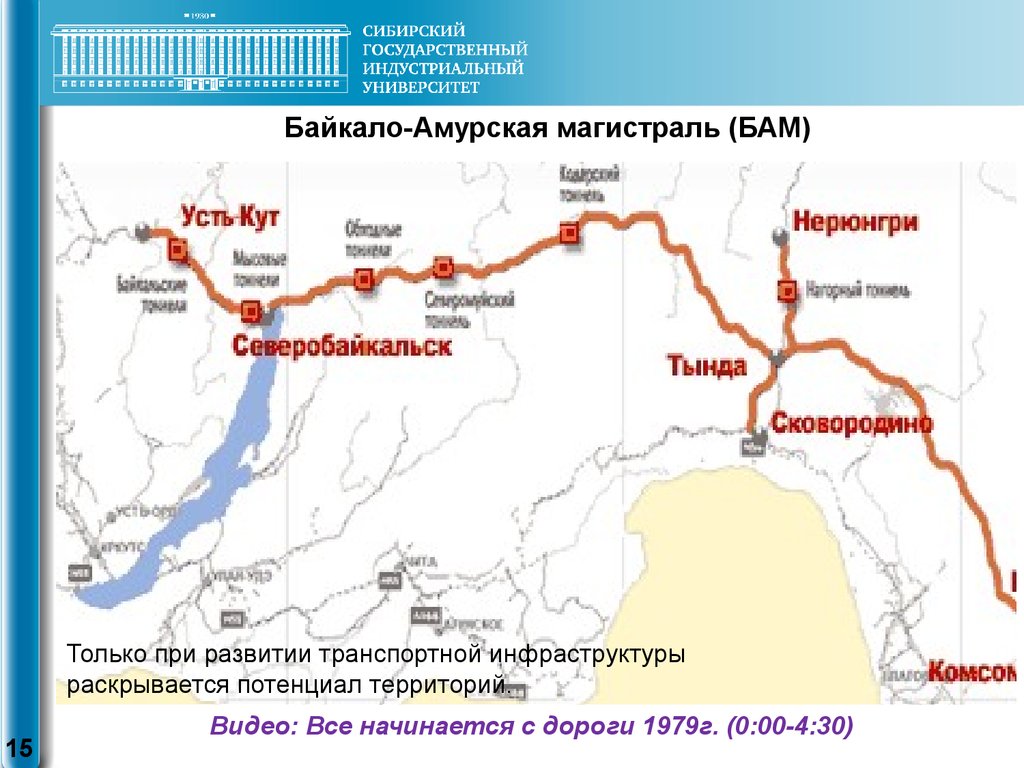 Схема байкало амурской магистрали