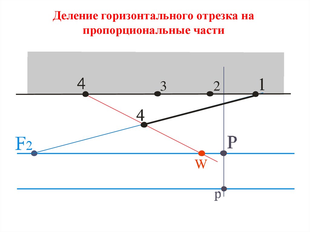 Разделите отрезок